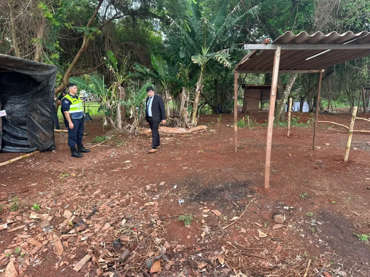 Ministerio Público y Policía Nacional recopilan información sobre ocupación ilegal de propiedad en Pedro Juan Caballero.