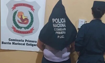 Arrestan a trabajadora por apropiarse de G. 4.500.000 y 300 dólares de su jefa.