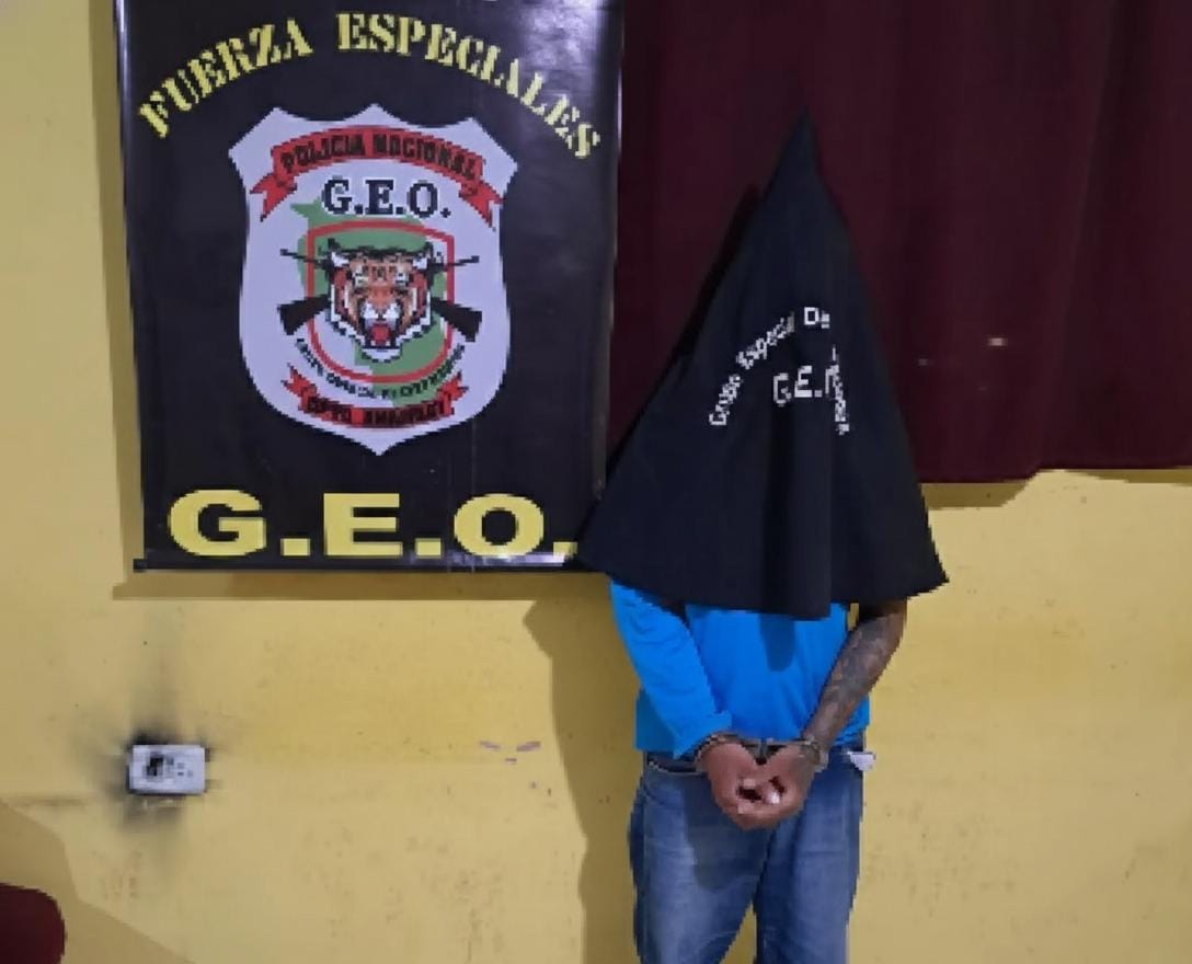 GEO aprehende a joven con dosis de cocaína en Pedro Juan Caballero