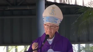 Obispo urge gestión transparente a autoridades y reclama falta de resultados en caso Pecci