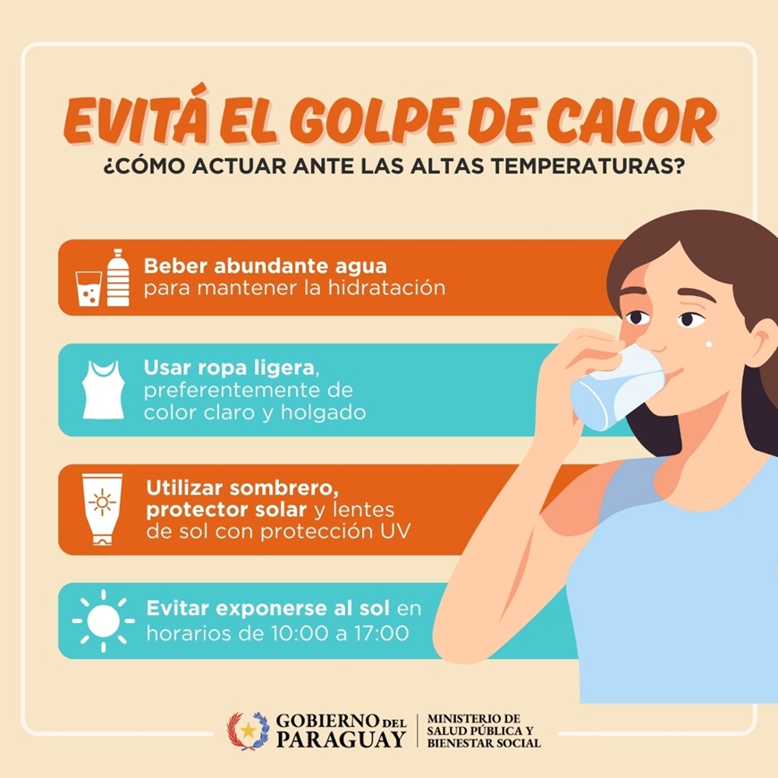 Prevención del Golpe de Calor en Altas Temperaturas