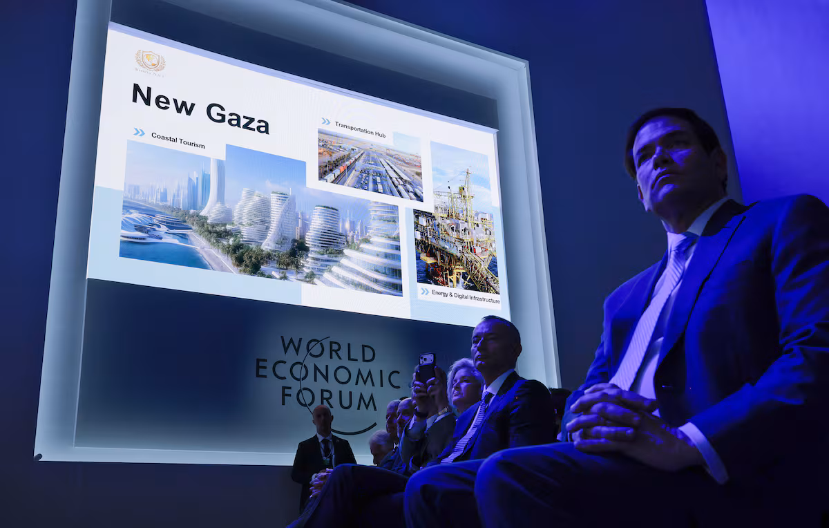 El Gobierno de Trump vende en Davos una “nueva Gaza” al estilo Dubái