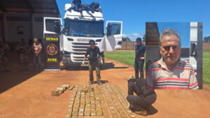 Operación “Nerole”: interceptan camión con 425 kilos de pasta base en Chirigüelo